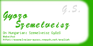 gyozo szemelveisz business card