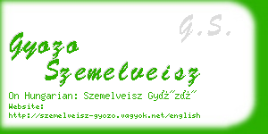 gyozo szemelveisz business card